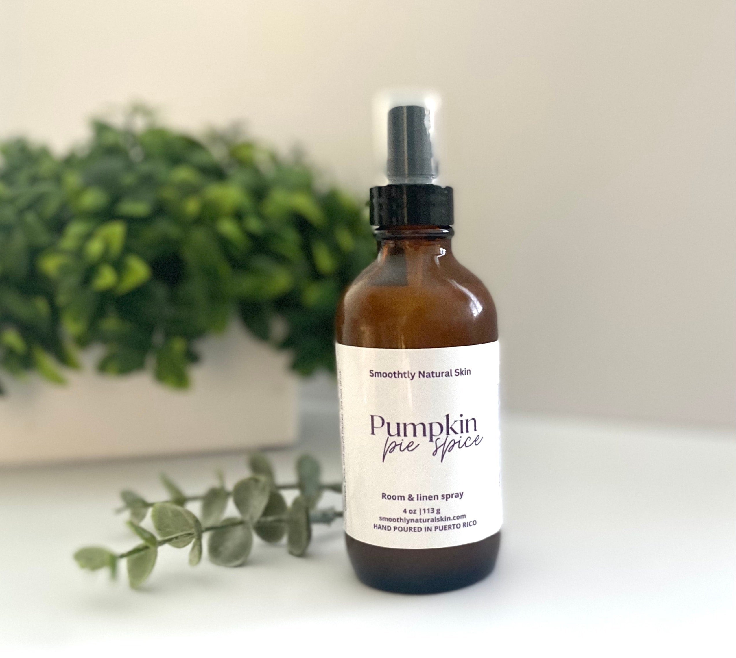 Pumpkin Spice Essential Oil Room Spray, Natural Room Spray, Linen