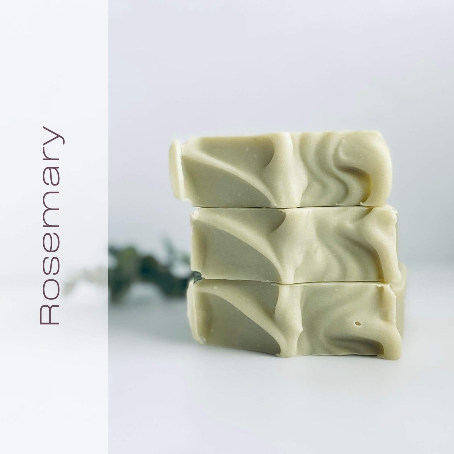 Rosemary Essential Oil Handmade Soap – Natural, Refreshing, and Clarifying Skincare Bar