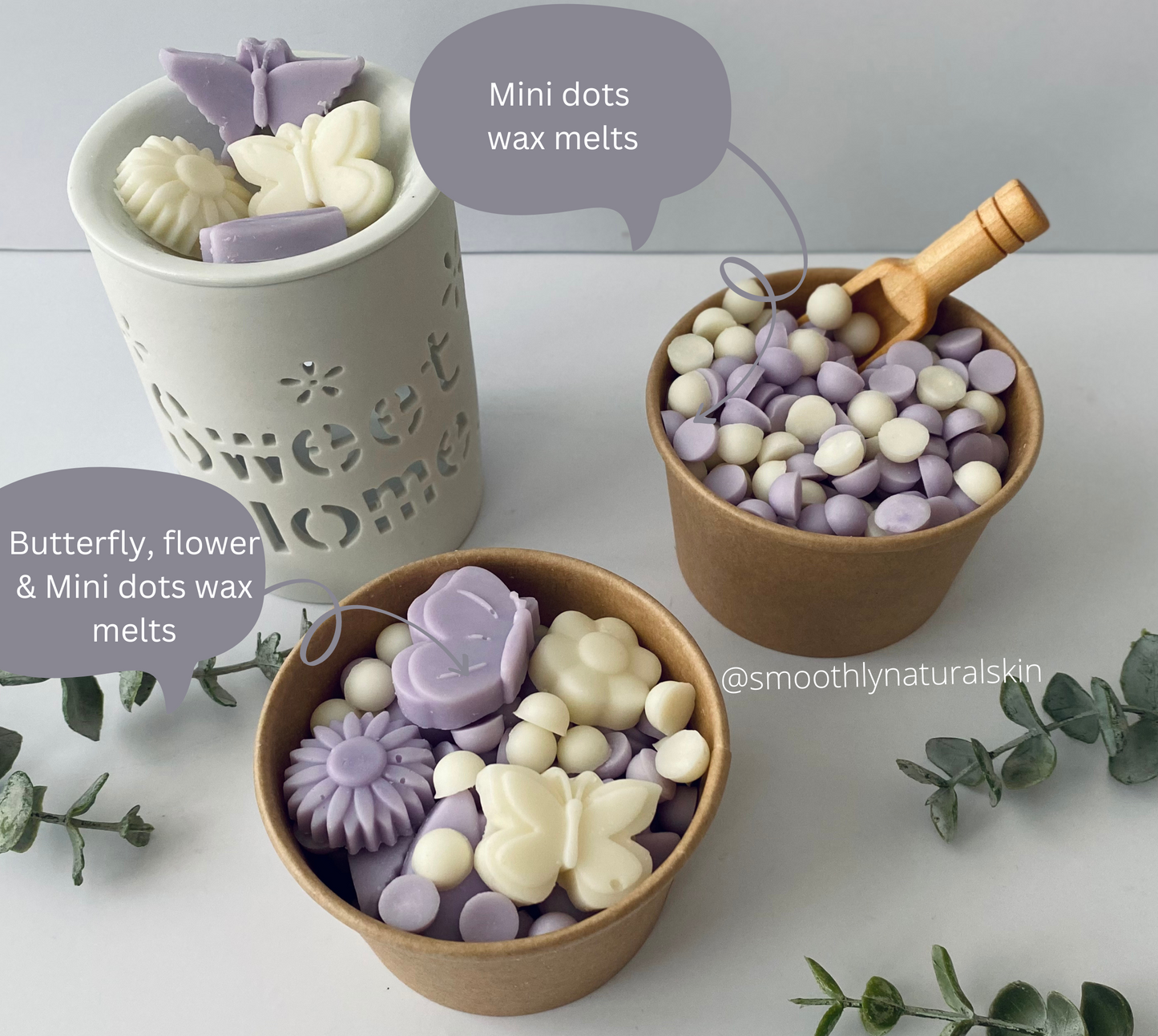 Flower, Butterfly & Mini Dots Wax Melts