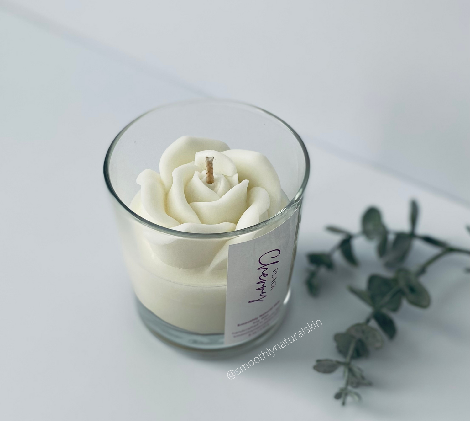 Rose candle