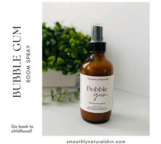 Bubble Gum room and linen sprays, will bring you back to childhood; where you'll find yourself blowing bubbles with luscious, fluffy, pink bubblegum!