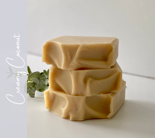 Creamy Coconut Soap Bar | Handcrafted Soap Bar | Vegan Soap Bar