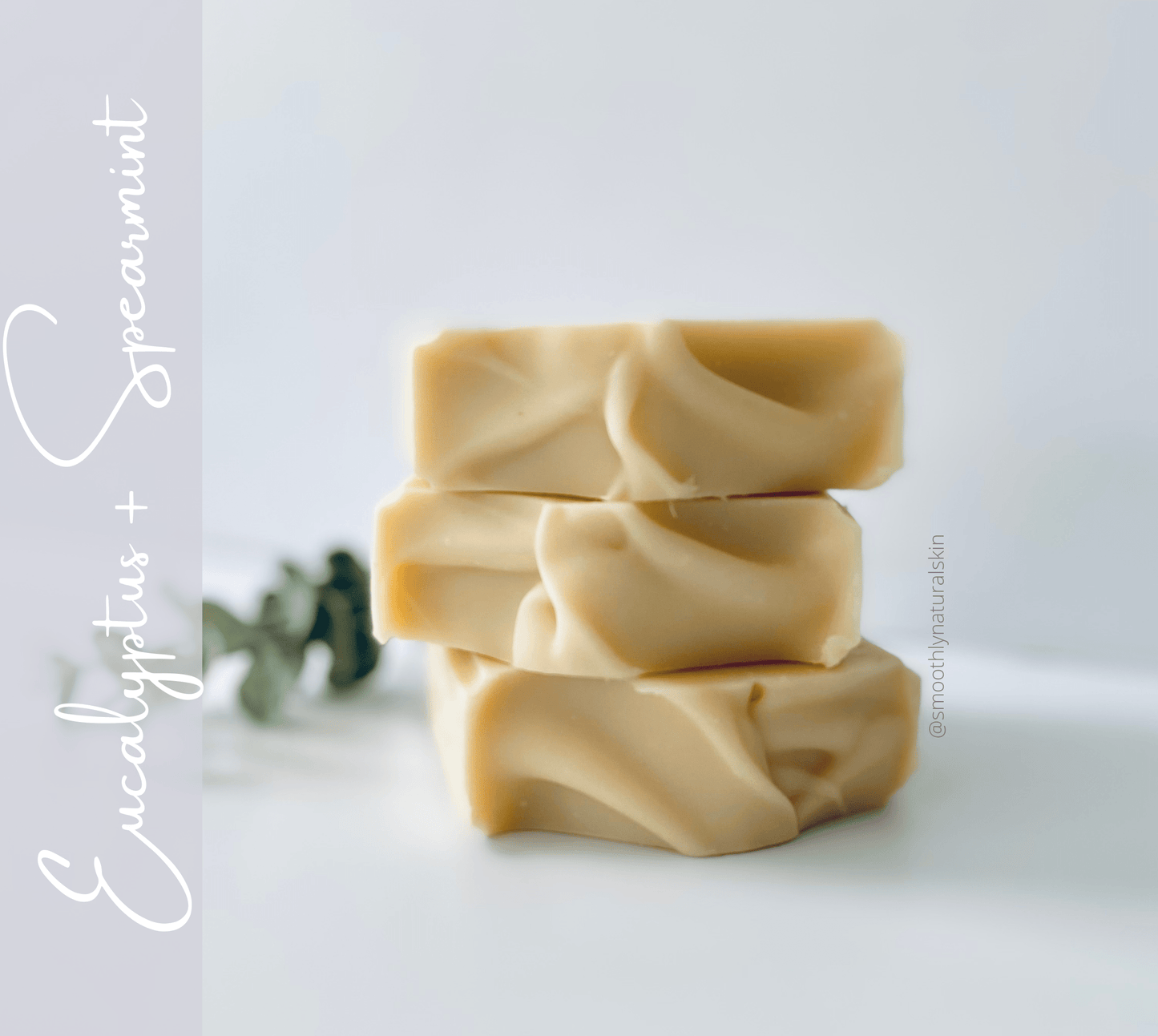 Eucalyptus Spearmint Aloe Vera & Oatmeal bar soaps are made in small batches using the cold process method. To elaborate this soap bar, we are using Aloe Vera, nourishing butters and conditioning oils.