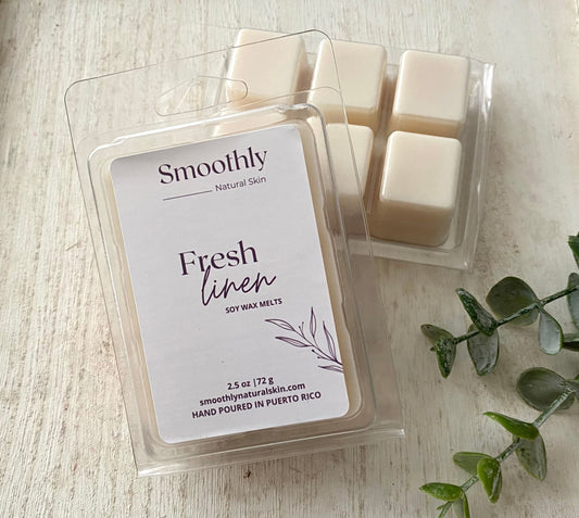 Fresh linen is a clean scent with back notes of powder and musk. Very similar to fabric softener. Notes include: jasmine, lilac, peony, Egyptian musk and French vanilla. A Best Seller!