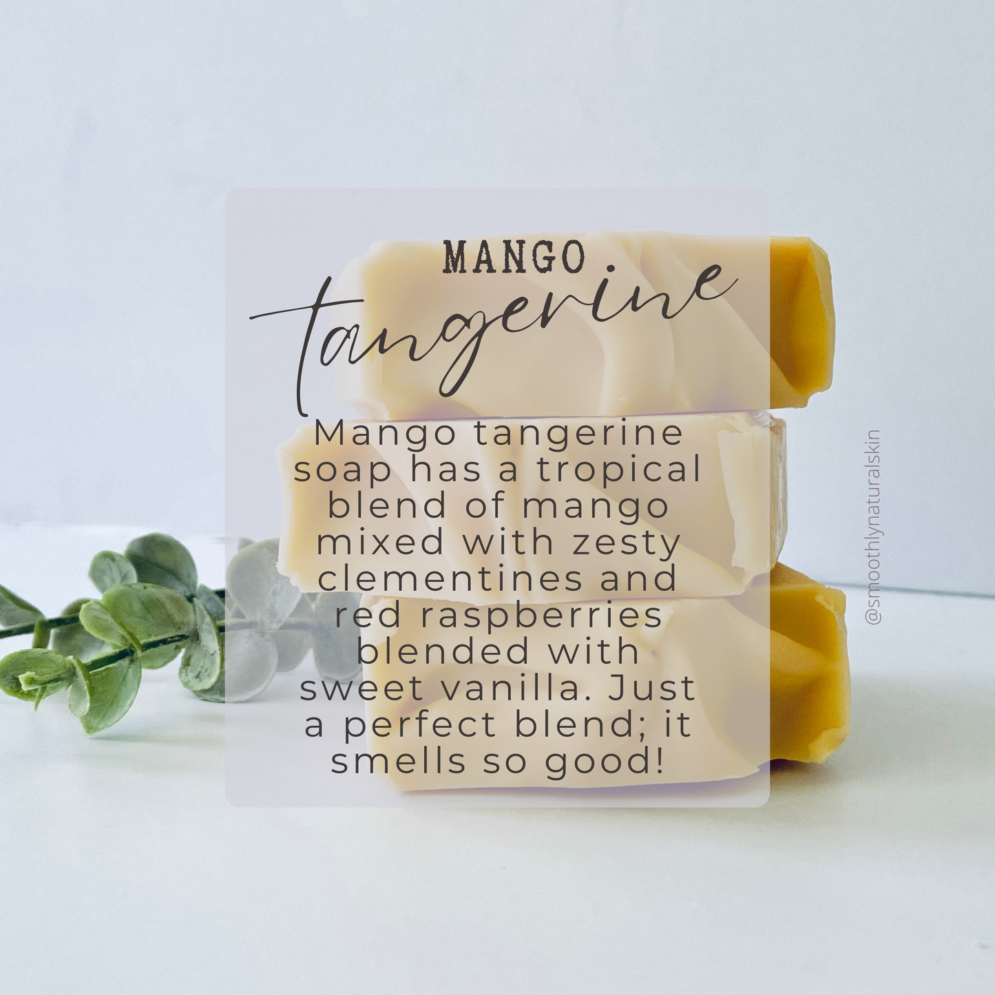 Mango Tangerine Soap | Handcrafted Soap | Vegan Soap Bar