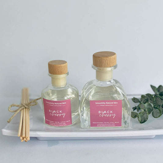 Black Cherry Reed Diffuser | Natural & Vegan Home Fragrance | Sweet Fruity Aroma