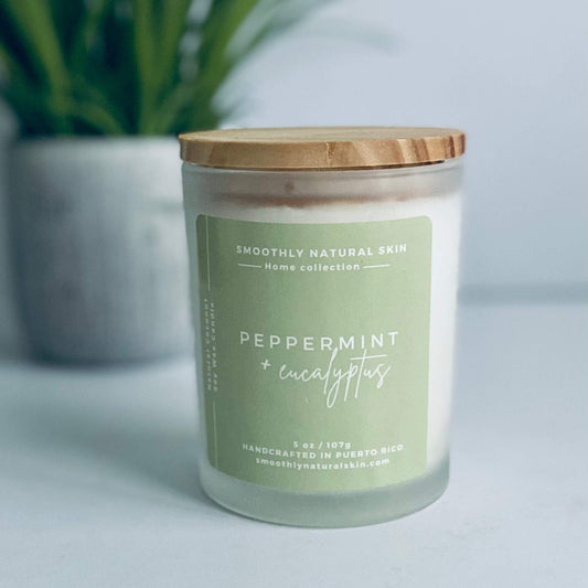 Let the crisp notes of peppermint and cool eucalyptus clear your mind, energize your space, and bring a spa-like calm to your home.
