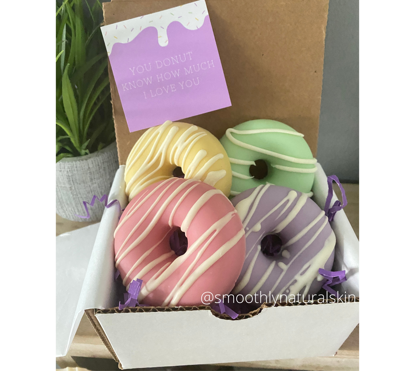 These donuts soaps set are so cute, that kids and adults love them. They will be a perfect gift for donuts lovers (no calories added LOL); as a party favor or for anyone who love’s donuts. Smoothly Natural Skin 