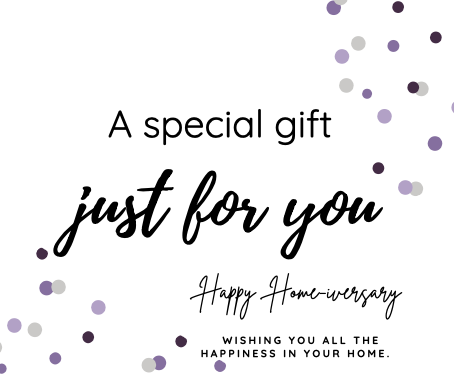 Soy Wax Candles | Happy Home-iversary