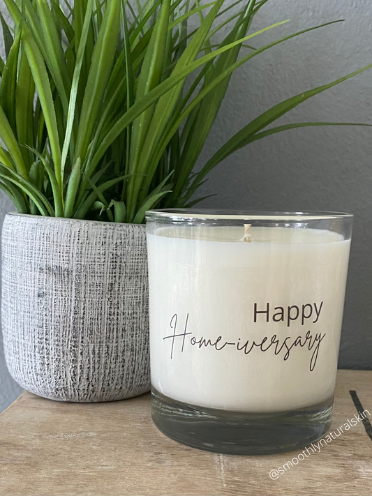 Soy Wax Candles | Happy Home-iversary