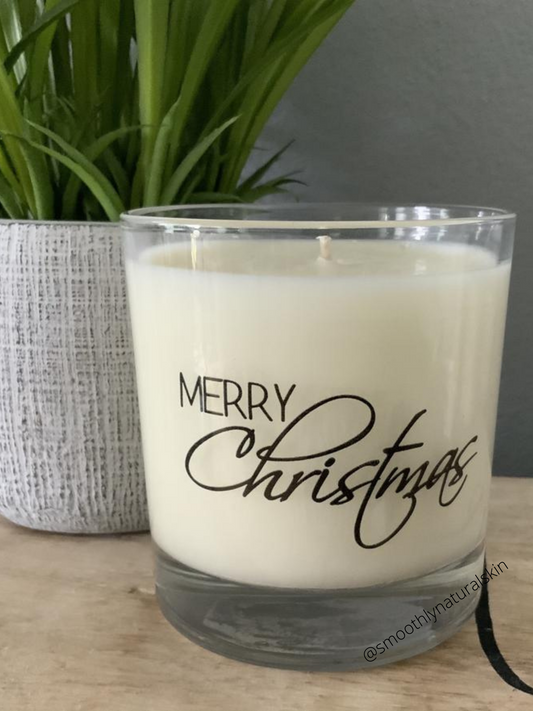 Merry Christmas candle, is a perfect gift for you or that special friend. These unique candles are hand poured in small batches.   Ingredients:   Natural Soy Wax, Cotton Wick (Lead & Zinc Free) and Phthalate Free Fragrance.  Volume: Net Wt. 7 oz. Smoothly Natural Skin 