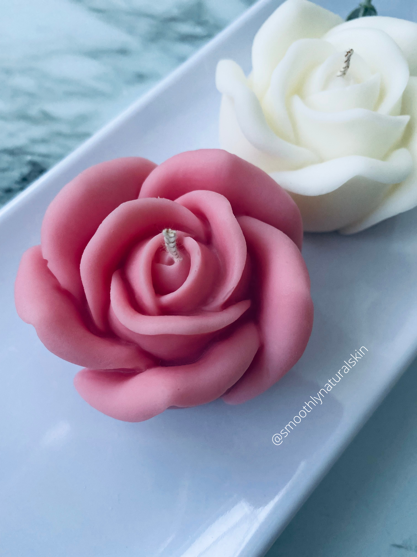 Rose candle